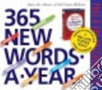 365 New Words-a-year 2017 Calendar libro in lingua di Merriam-Webster (COR)