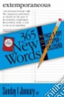365 New Words Notepad + 2017 Calendar libro in lingua di Merriam-webster Inc. (COR)