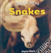 Snakes libro in lingua di Hart Joyce