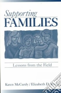 Supporting Families libro in lingua di McCurdy Karen, Jones Elizabeth D.