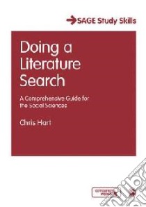 Doing a Literature Search libro in lingua di Chris Hart