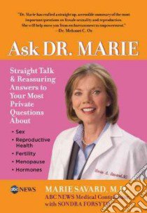 Ask Dr Marie libro in lingua di Marie Savard