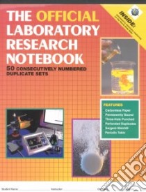The Official Laboratory Research Notebook libro in lingua di Not Available (NA)