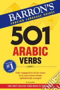 501 Arabic Verbs libro in lingua di Scheindlin Raymond P.