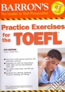 Barron's Practice Exercises for the TOEFL libro in lingua di Sharpe Pamela J.