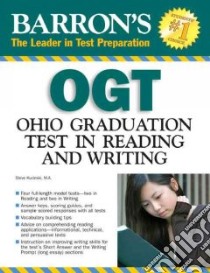 Barron's OGT Ohio Graduation Test in Reading and Writing libro in lingua di Kucinski Steve