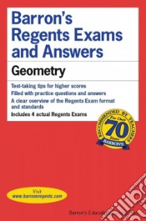 Barron's Regents Exams and Answers Geometry libro in lingua di Leff Lawrence S.