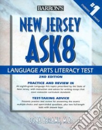 New Jersey Ask8 Language Arts Literacy Test libro in lingua di Abrams Oona