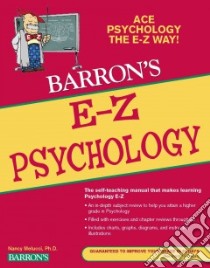 E-z Psychology libro in lingua di Melucci Nancy