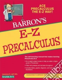 Barron's E-Z Precalculus libro in lingua di Leff Lawrence S.