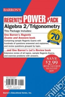 Algebra 2/Trigonometry Power Pack libro in lingua di Clemens Meg, Clemens Glenn, Waldner Bruce C.
