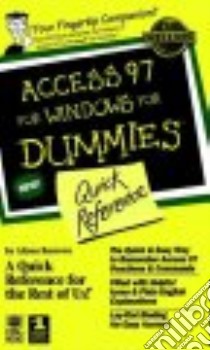 Access 97 for Windows for Dummies libro in lingua di Barrows Alison