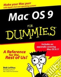 Mac OS 9 for Dummies libro in lingua di Levitus Bob