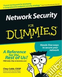 Network Security for Dummies libro in lingua di Chey