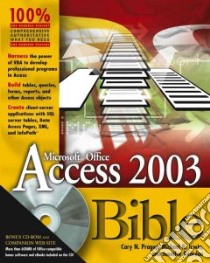 Access 2003 Bible libro in lingua di Prague Cary N., Irwin Michael R., Reardon Jennifer