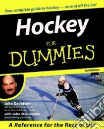 Hockey for Dummies libro in lingua di Davidson