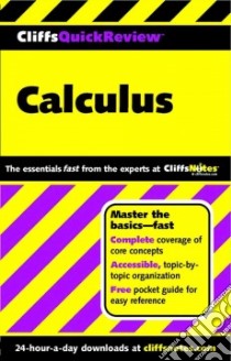 Cliffsquickreview Calculus libro in lingua di White Jonathan J., Zandy Bernard V.