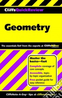 Cliffsquick Review Geometry libro in lingua di Kohn Edward