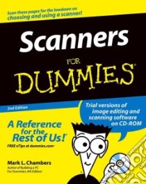 Scanners for Dummies libro in lingua di Chambers Mark L.