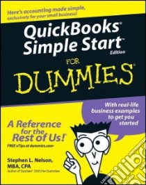 QuickBooks Simple Start for Dummies libro in lingua di Nelson Stephen L.