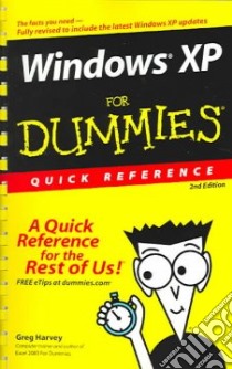 Windows XP for Dummies Quick Reference libro in lingua di Greg  Harvey