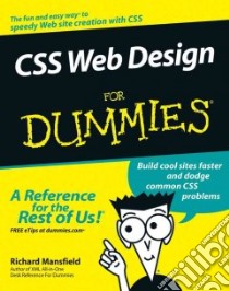 CSS Web Design for Dummies libro in lingua di Mansfield Richard
