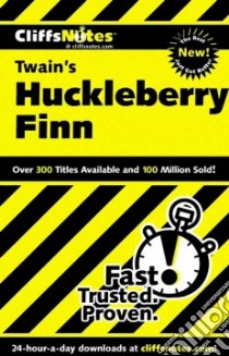 CliffsNotes on Twains Huckleberry Finn libro in lingua di Bruce Robert