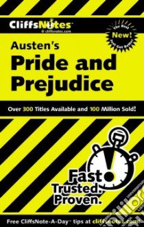 Cliffsnotes Austen's Pride and Prejudice libro in lingua di Kalil Marie