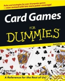 Card Games for Dummies libro in lingua di Rigal Barry, Sharif Omar (FRW)