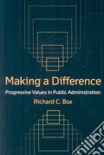 Making a Difference libro in lingua di Box Richard C.