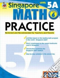 Singapore Math Practice, Level 5A libro in lingua di Not Available (NA)