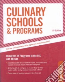Peterson's Culinary Schools & Programs libro in lingua di Peterson's (COR)