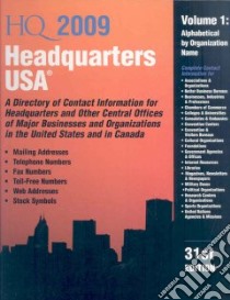 Headquarters USA 2009 libro in lingua di Omnigraphics (COR)