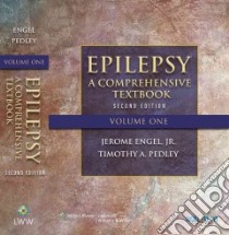 Epilepsy libro in lingua di Engel Jerome Jr. M.D. Ph.D. (EDT), Pedley Timothy A. (EDT), Aicardi Jean (EDT), Dichter Marc A. (EDT)