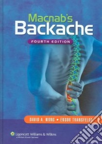 Macnab's Backache libro in lingua di David A Wong