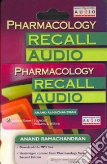 Pharmacology Recall Pass Code libro in lingua di Ramachandran Anand M.D.