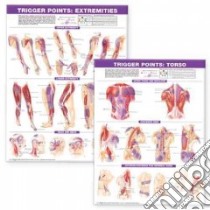 Trigger Points Chart Set libro in lingua di Anatomical Chart Company