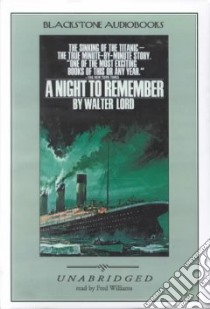 A Night to Remember libro in lingua di Lord Walter, Williams Fred (NRT)