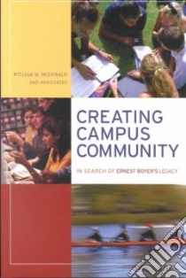 Creating Campus Community libro in lingua di McDonald William M., Palmer Parker J. (FRW)