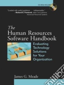 The Human Resources Software Handbook libro in lingua di Meade James G.