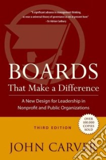 Boards That Make a Difference libro in lingua di Carver John