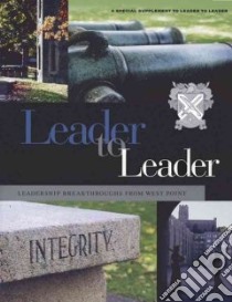 Leader to Leader libro in lingua di Not Available (NA)