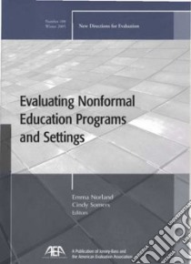 Evaluating Nonformal Education Programs And Settings libro in lingua di Norland Emmalou (EDT), Somers Cindy (EDT)