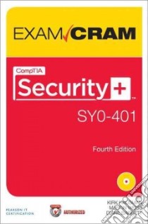 CompTIA Security+ SY0-401 Exam Cram libro in lingua di Barrett Diane, Hausman Kalani K., Weiss Martin