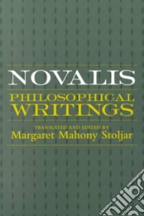 Novalis libro in lingua di Stoljar Margaret Mahony (TRN)