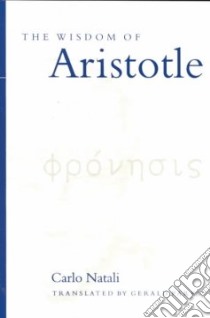 The Wisdom of Aristotle libro in lingua di Natali Carlo, Parks Gerald (TRN)