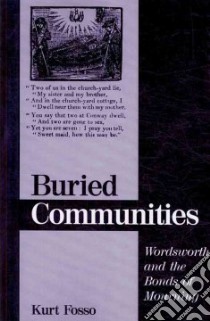 Buried Communities libro in lingua di Fosso Kurt