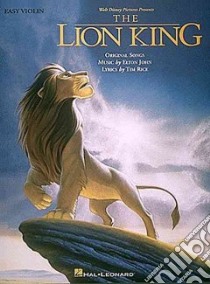 The Lion King libro in lingua di John Elton (COP)