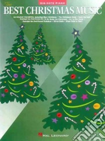 Best Christmas Music Big Note Piano libro in lingua di Hal Leonard Publishing Corporation