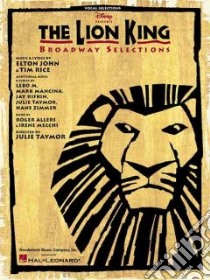 The Lion King libro in lingua di John Elton (COP), Rice Tim (COP)